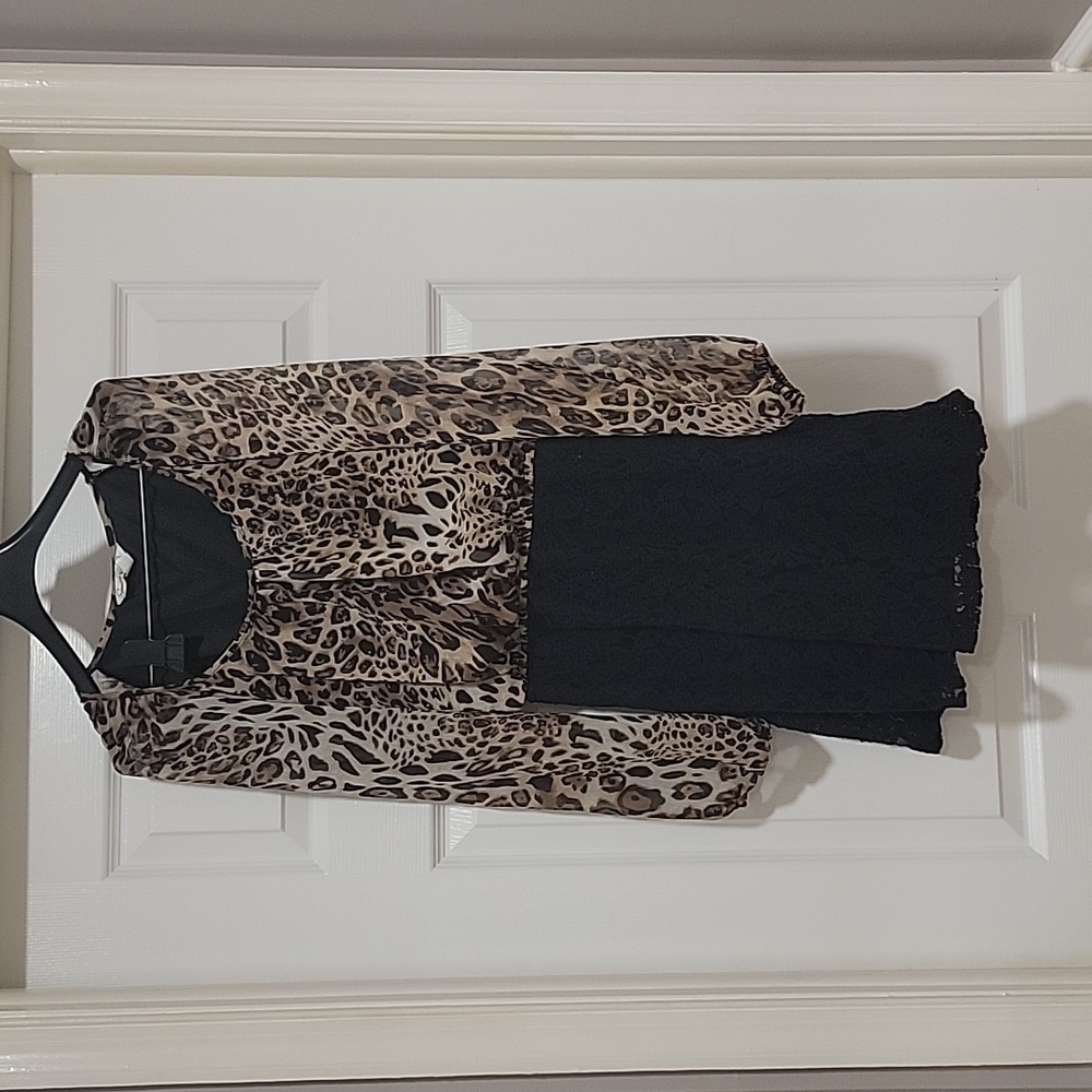Speckless XS leopard print dress